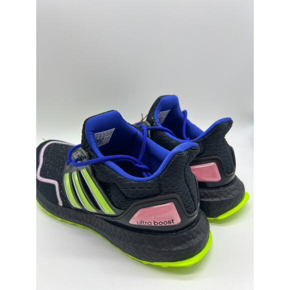 Adidas Ultraboost 1.0 Neon Black/Lucid Lemon/Pink ID0144 Men’s Size 8 - Picture 8 of 12